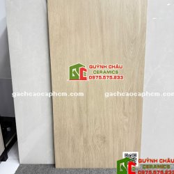 Gạch giả gỗ 60x120 vàng kem đẹp cao cấp