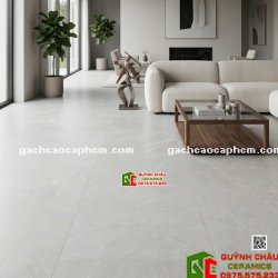 Gạch lát nền 60x120 kis đá granite men mờ xám nhạt
