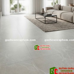 Gạch lát nền ấn độ 1000x1000 mờ mịn Baby Skin xám vân đá