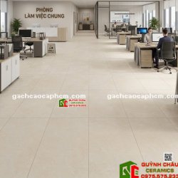 Gạch lát nền kis 60x120 granite đá mờ vàng kem