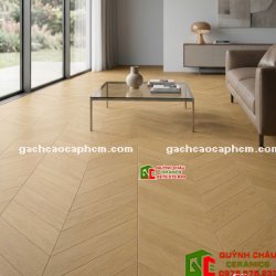 Gạch lát giả gỗ khổ lớn vân xương cá đẹp 60x120cm