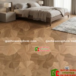 Gạch lá sen giả gỗ lát nền 60x120cm trung quốc