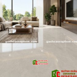 Gạch lát nền trung quốc 1000x1000 bề mặt màu xám bóng kiếng