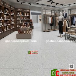 Gạch terrazzo kis đá granite 60x120 mờ xám