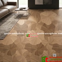 Gạch lá sen giả gỗ lát nền 60x120cm trung quốc