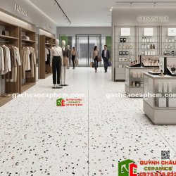 Gạch terrazzo màu đa sắc 60x120 granite đá kis