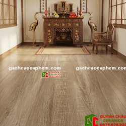 Gạch 60x120 giả gỗ màu nâu nhạt vân tự nhiên