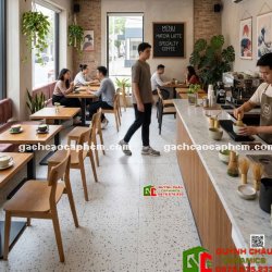 Gạch terrazzo màu đa sắc 60x120 granite đá kis