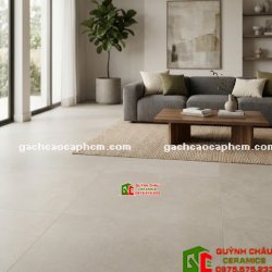 Gạch khổ lớn 120x180 bề mặt mờ màu xi măng nhạt