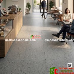 Gạch 60x120 terrazzo kis đá granite mờ xi măng