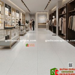 Gạch granite kis đá terrazzo màu sáng 60x120cm