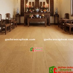 Gạch 60x120 khổ lớn vân gỗ ghép thanh