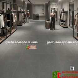 Gạch lát nền kis 60x120 granite men mờ xám đậm