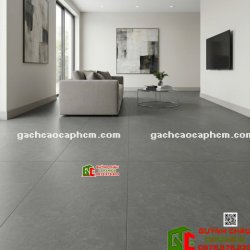 Gạch lát nền kis 60x120 granite men mờ xám đậm
