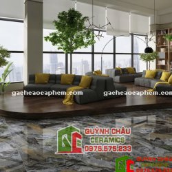 Gạch lát nền tasa 80x160 bóng kiếng vân đá