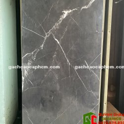 Gạch Bóng Kiếng Cao Cấp 60x120 Đá Marble Đen Tia Chớp