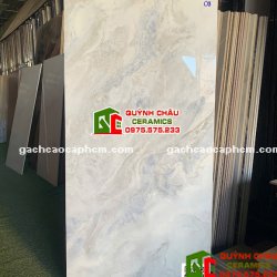 Gạch 60x120 full body xương đá xám xanh bóng kính             