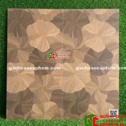 Gạch 60x120 giả gỗ họa tiết hình lá sen nghệ thuật đẹp