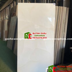 Gạch 60x120 kem sữa onyx bóng kính                           