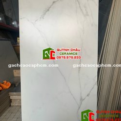 Gạch 60x120 Malaysia trắng vân mờ baby skin