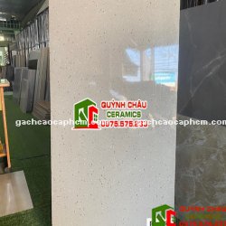 Gạch 60x120 màu xám kim sa bề mặt siêu bóng