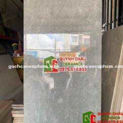 Gạch 80x160 tây ban nha bóng xám vân trắng cao cấp 