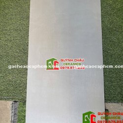 Gạch ấn độ 60x120 mờ Carving màu xi măng