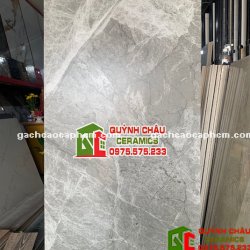 Gạch ấn độ 80x160 xám vân màng nhện đá mờ