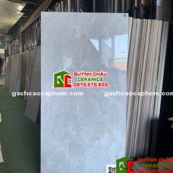  Gạch bóng kính 60x120 màu xám trung tính                    