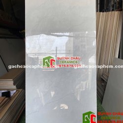 Gạch bóng kính 60x120 xám nhẹ ấn độ