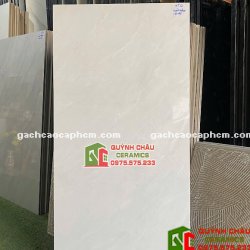 Gạch CMC đá bóng kính 60x120 vân đá xám nhạt