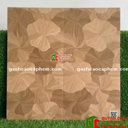 Gạch lá sen giả gỗ lát nền 60x120cm trung quốc