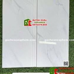 Gạch lát cầu thang 47x100 trắng vân mây