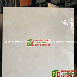 Gạch lát nền 120x120 bóng kính Onyx xám trắng
