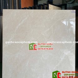 Gạch lát nền 120x120 kem bóng vân nhện trắng