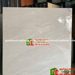 Gạch lát nền 120x120 vân sóng xám nhạt bóng kính