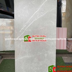 Gạch lát nền 60x120 baby skin mờ xám xương trắng cao cấp