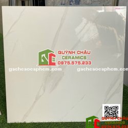 Gạch lát nền 60x60 trắng vân xám thạch bàn đá granite