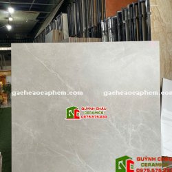 Gạch lát nền ấn độ 1000x1000 mờ mịn Baby Skin xám vân đá