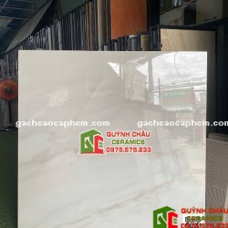 Gạch lát nền ấn độ 120x120 bóng kính vân đá