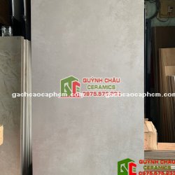 Gạch lát nền ấn độ 80x160 vân xi măng đá mờ