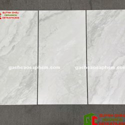 Gạch lát nền Malaysia 60x120 mờ Baby Skin vân đá xám trắng
