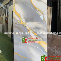 Gạch ốp lát ấn độ 60x120 siêu bóng vân đá xám vàng