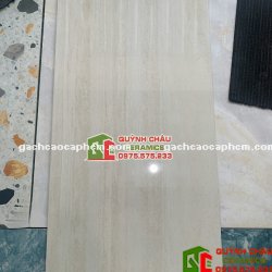 Gạch ốp lát Viglacera 60x120 Travertine bóng kính kem vân đá