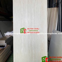 Gạch Travertine vân sọc màu kem 60x120 ấn độ