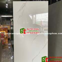 Gạch Vitto 60x120 bóng trắng vân mây