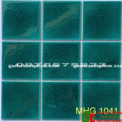 Mosaic xanh gốm men dạn 305x305 ốp lát HD 