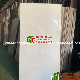 Gạch 60x120 kem sữa onyx bóng kính                           