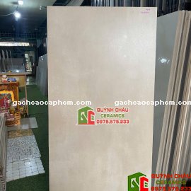 Gạch ấn độ 60x120 đá mờ kem xám loang