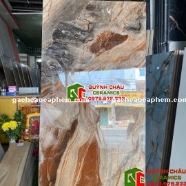 Gạch ấn độ 80x160 siêu bóng vân đá cẩm thạch